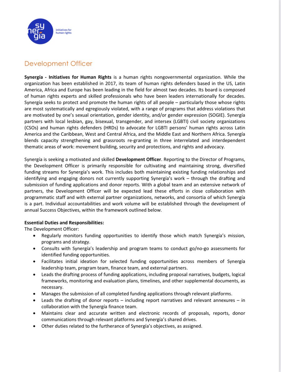 Synergía - IHR tweet media