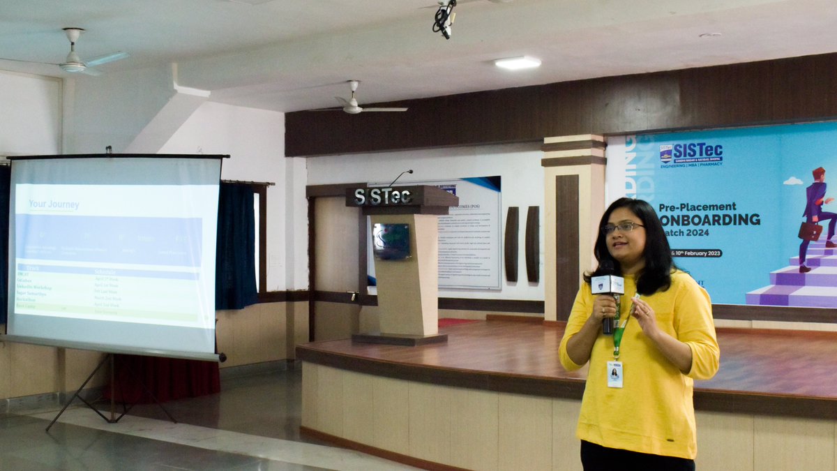 SagarCollege's tweet image. Sagar Group of Institutions-SISTec organized a Pre-Placement Talk for the students Onboarding Batch 2024 at its Gandhi Nagar and Ratibad Campuses. 

#PrePlacementTalk #placement #placementcell #trainingandplacement #PlacementAssistance #engineeringcollege