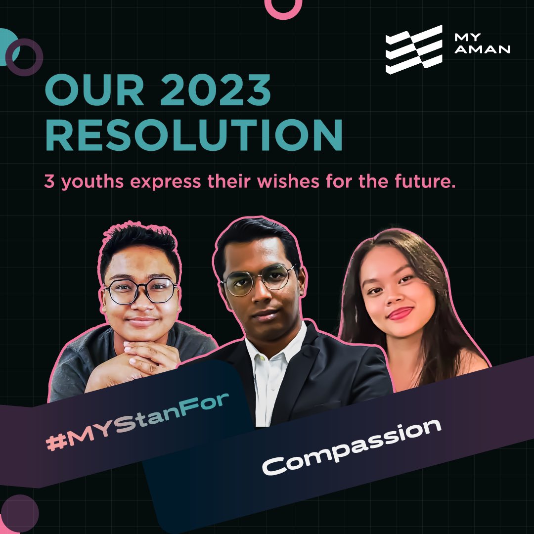 MyAman_Malaysia's tweet photo. Join the movement! Empower the next generation with the power of compassion.
Do you want to make a difference too? Share your thoughts or stories by DM Us 💪
#MyAman #MYStanFor #COmpassion
#CompassionIsContagious #SpreadLoveNotHate https://t.co/0HL8jstWcn