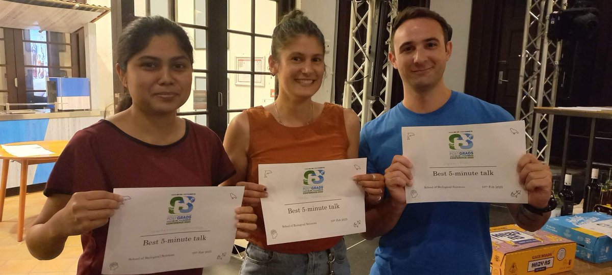 Congratulations to the winners of our #SBSConference23 presentation awards! <a href="/NicoFassbender/">Nico Fassbender</a> , @Shannon_Duffy_ , <a href="/annashortega/">Anna Ortega</a>, <a href="/shriprabha_u/">Shriprabha Upadhyaya</a>, <a href="/tash_harro/">Tash Harrison</a>, Dean Fox &amp; Daphne Oh!