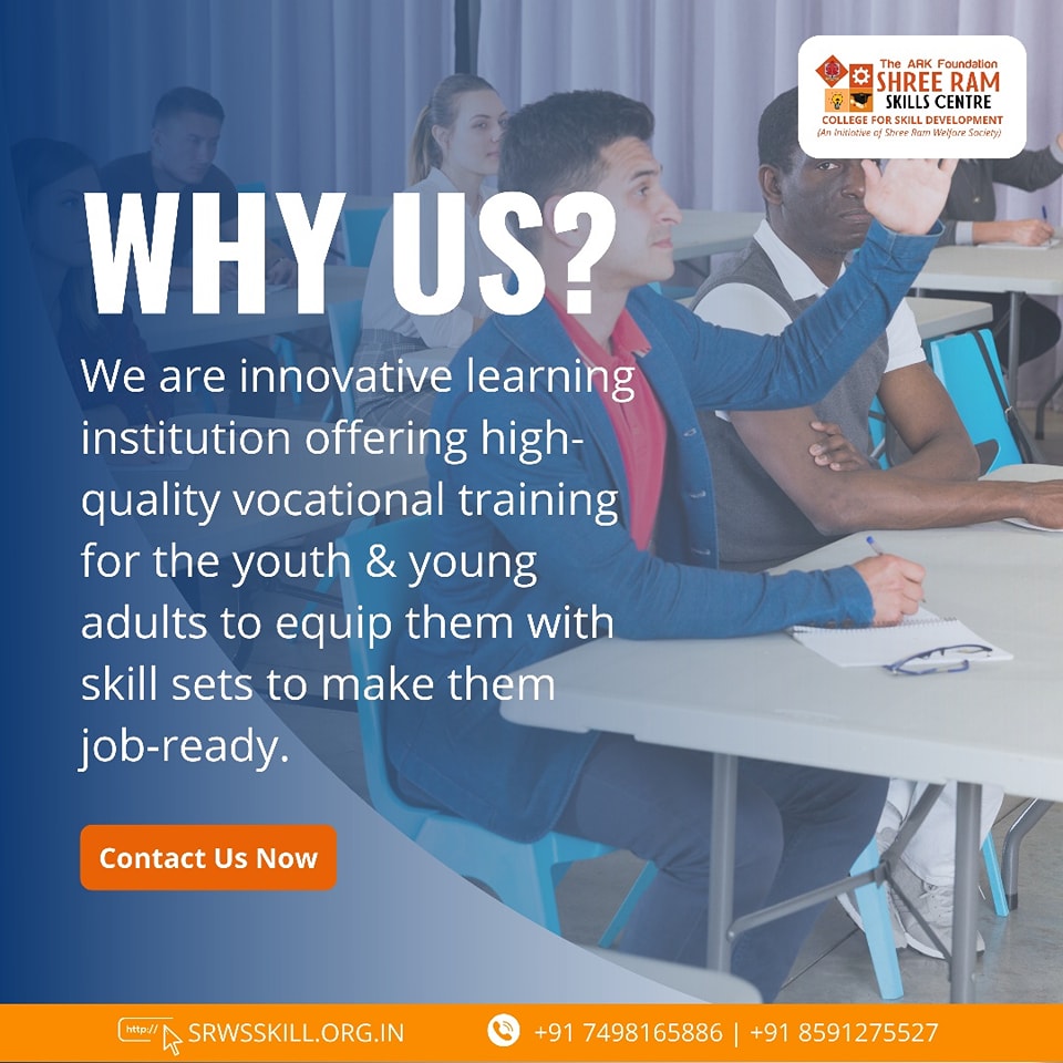 ShreeRamSkills's tweet photo. Shree Ram Skill Centre is the right place to up-skill yourself with a course that will set you up for a job.
.
.
.
.
.
#ShreeRamSkillsCentre #SRSC #SRWS #ShreeRamWelfareSociety #SRWSHighSchool #SkillDevelopment #Skills #Andheri #Mumbai #VilleParle #Schhol #Education https://t.co/ppXs1F4Mqk