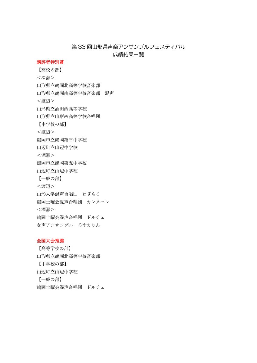 山形県合唱連盟 (@c_yamagata) on Twitter photo 