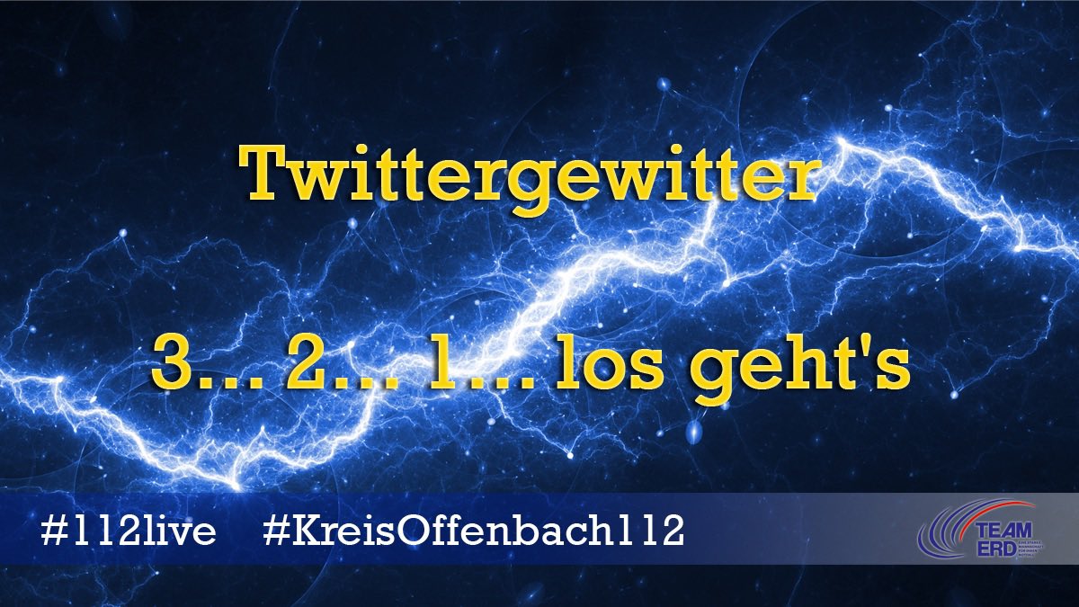 team_erd's tweet photo. #112live #KreisOffenbach112 #team_erd #TagdesNotrufes https://t.co/N918HMLguQ