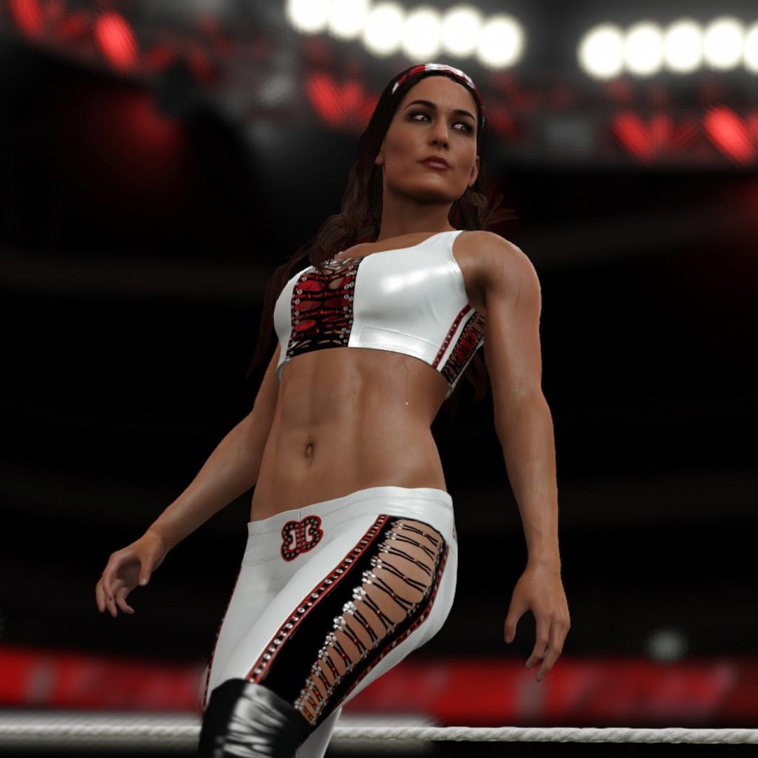 MsBellaRoselee's tweet image. Me when I put this gear on the new brie Bella model and upset the whole timeline #WWE2K23 #Briebella #Briemode #Wwe