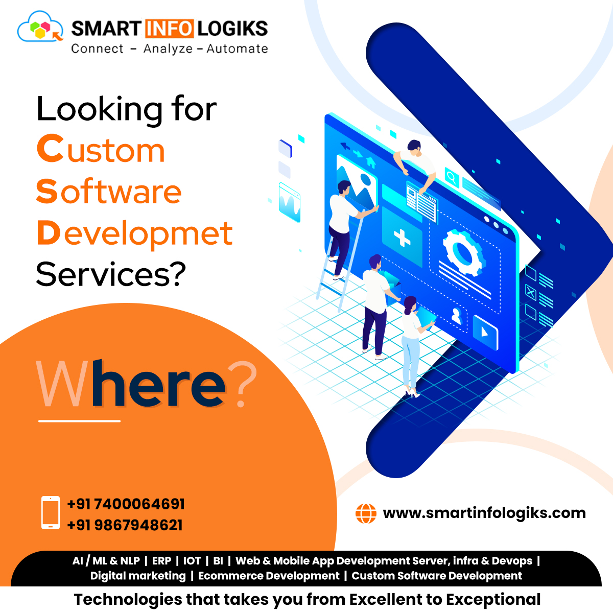 smartinfologiks's tweet image. Looking for the #customsoftwaredevelopmentservices? We at #Smartinfologiks offer #customsoftwareapplicationdevelopment and #maintenanceservices.
For more details Contact us:
🌐: bit.ly/3YGoqQP
☎️: +91 7400064691
📧: sales01@smartinfologiks.com
#technology #ITServices