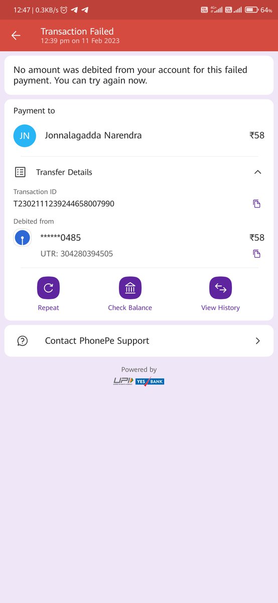 komati_rohit's tweet photo. @PhonePe Amount Debited From my account but not credited to the Shopkeeper #i_want_my_money_back https://t.co/djhiAgu96s