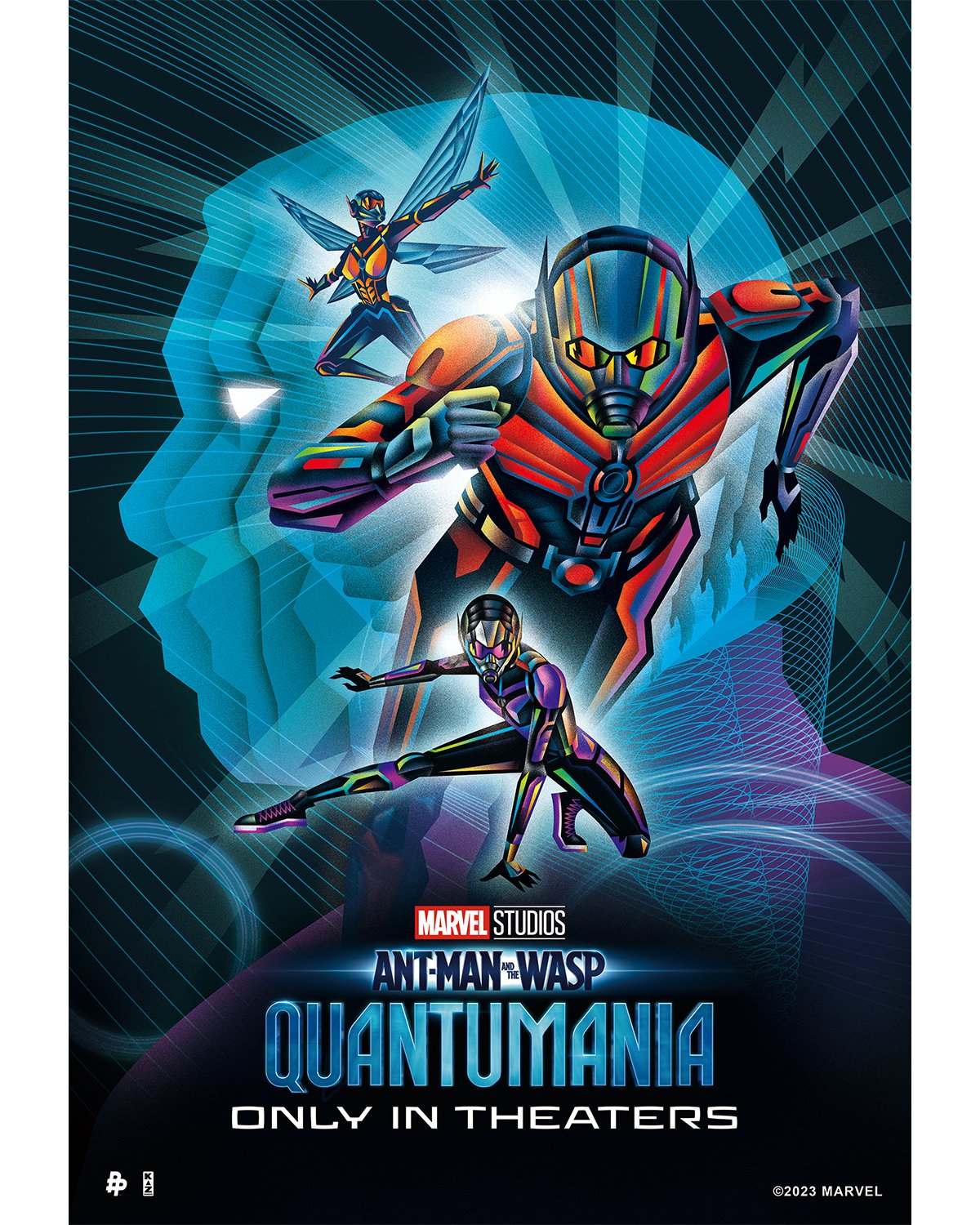 Creatieve Ant-Man and the Wasp Quantumania RealD 3D poster 