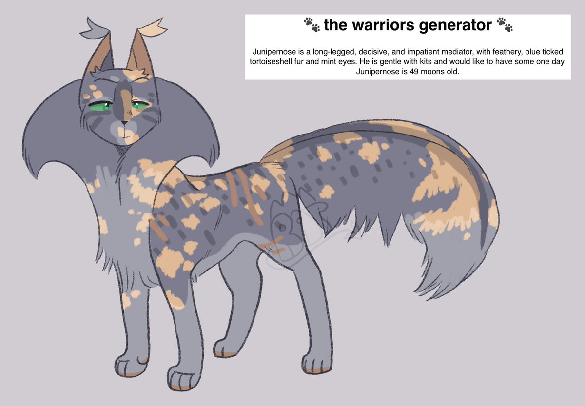 more randomly generated warrior cats! got the idea from _krimmins_