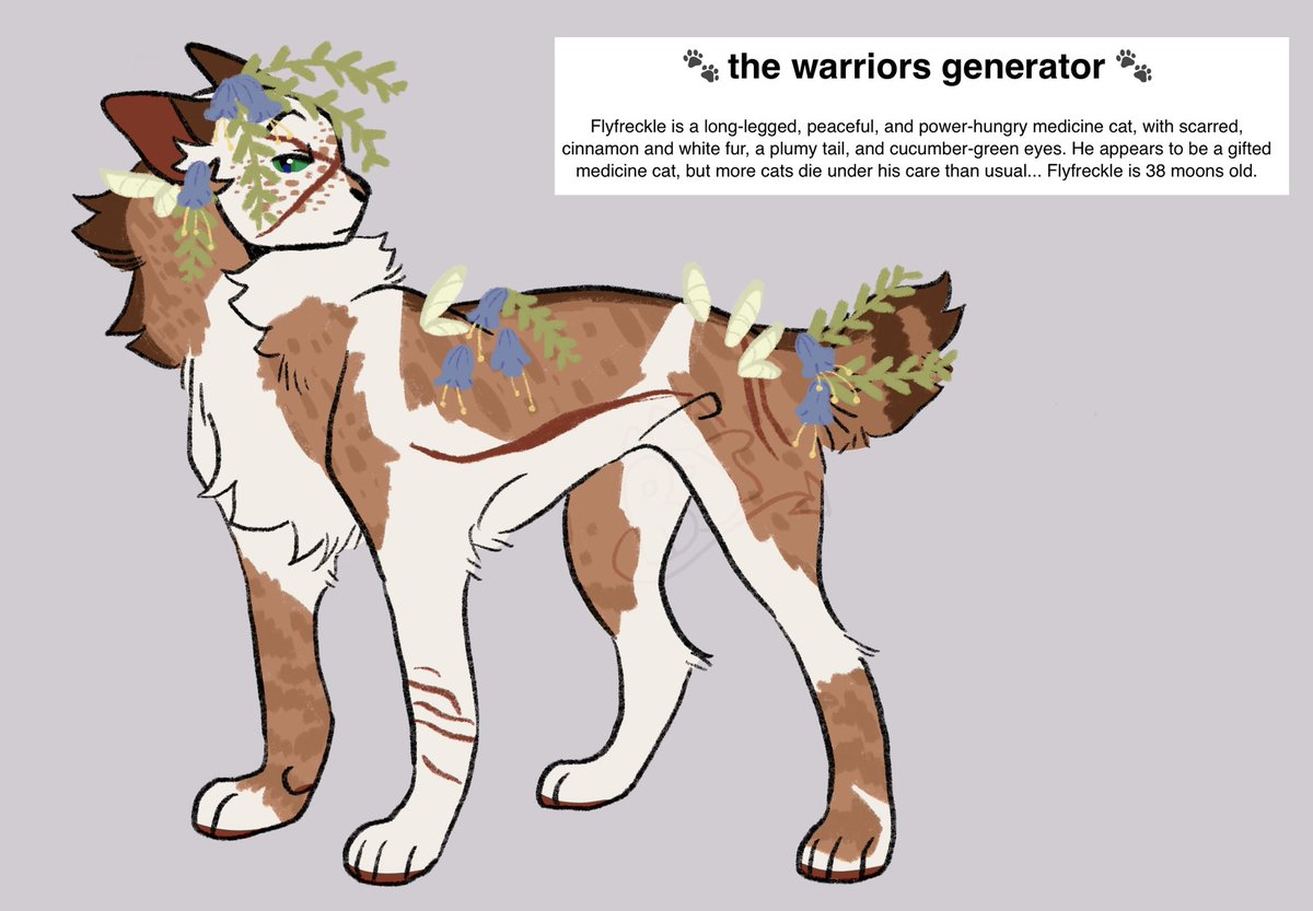 more randomly generated warrior cats! got the idea from _krimmins_