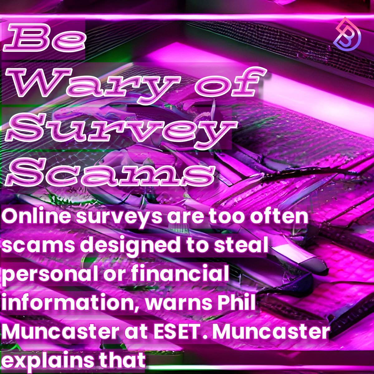 DigitalBests's tweet photo. These surveys are usually distributed via phishing or by ads on websites, impersonating trusted brands and offering phony rewards. These scams can cause varying degrees of damage.
#SurveyScams
#ScamAlert
#CyberSecurity
#OnlineSafety
#AvoidScams
#ProtectYourData
#ScamPrevention https://t.co/oFGnxRk9YU