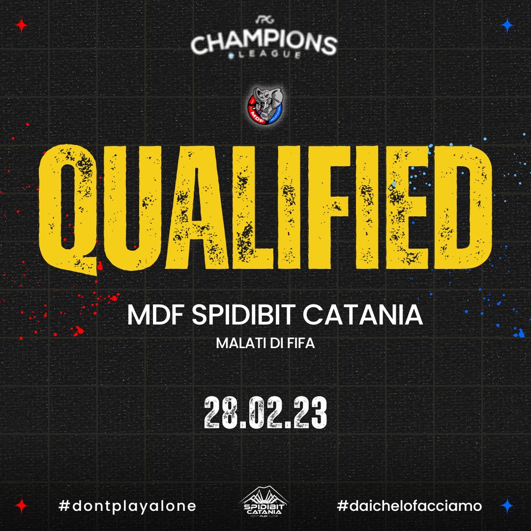 🏆🇪🇺<a href="/VPGEurope/">Virtual Pro Gaming | Europe</a> #eChampionsLeague We Are Here!

Coming 🔜  28.02.2k23 

🔴🔵#DaiCheLoFacciamo #UnitiSiVince #dontplayalone #SpidiBitCatania