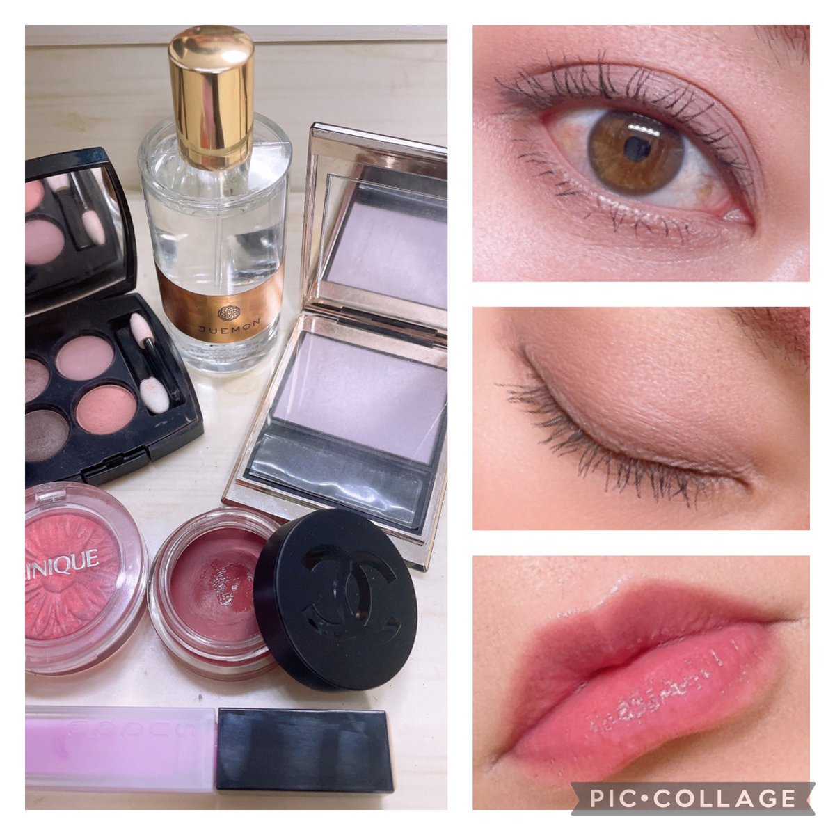 Autumn56092259's tweet photo. CHANEL 352
SUQQU 01 瑞泡
CHANEL 3
CLINIQUE ポピーポップ
SUQQU 101 白菫
JUEMON 花
#CHANEL
#SUQQU
#CLINIQUE
#JUEMON
#ピンクメイク
#イエベ秋
#今日のメイク
#今日の香水
#コスメ好きさんと繋がりたい https://t.co/kRJHJHUMCE