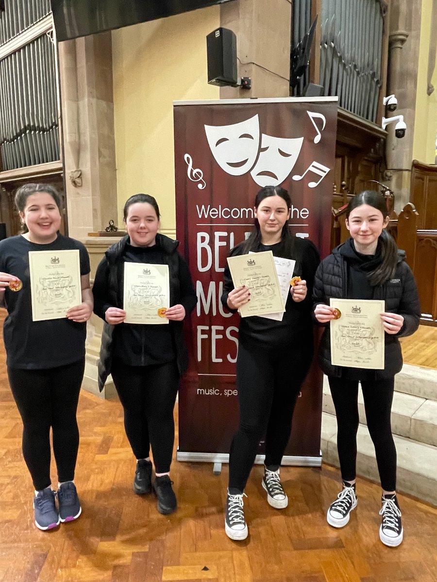 St Genevieve’s Drama (@stgensdrama) on Twitter photo Congratulations to Sophia, Yasmin, Connla and Casey who won 1st place in the Junior Group Improvisation category at the Belfast Speech and Drama Festival. 🎭🏆 <a href="/_stgens/">St. Genevieve's</a> Congratulations to Sophia, Yasmin, Connla and Casey who won 1st place in the Junior Group Improvisation category at the Belfast Speech and Drama Festival. 🎭🏆 <a href="/_stgens/">St. Genevieve's</a>