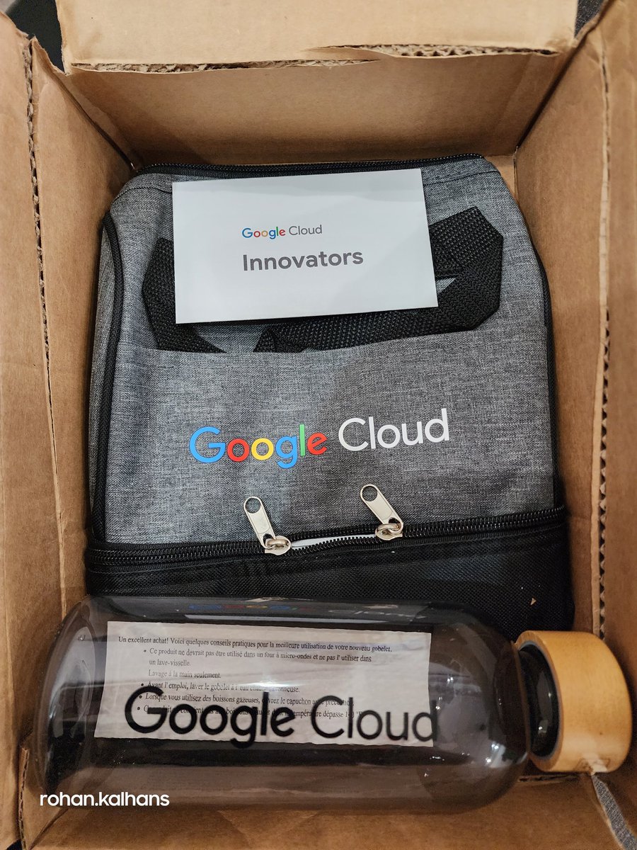 rohankalhans's tweet photo. Love from @googlecloud heart♥️♥️♥️
#googlcloud #gcp https://t.co/j5Y0uCBCRy