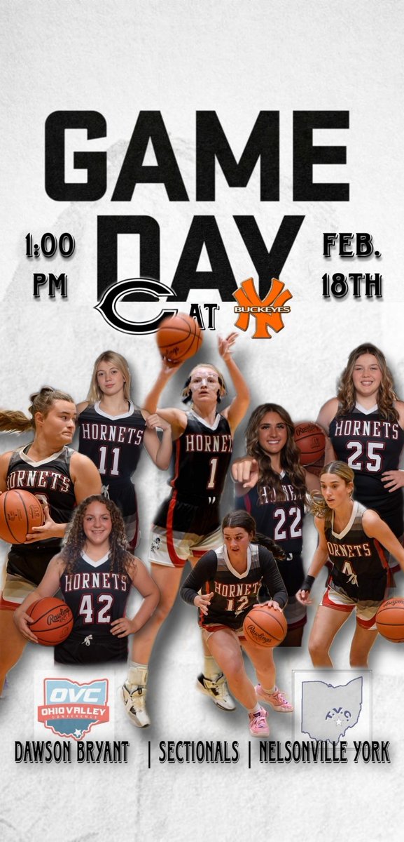 CoalGroveHoops's tweet photo. Sectional tickets go on sale Monday at 4pm! Get them at https://t.co/ImZ3tEvGAw (Div 3, Region 11, Southeast 3)
Game time: Saturday, February 18th at 1:00 PM
NELSONVILLE-YORK vs COAL GROVE DAWSON-BRYANT
At Nelsonville-York High School https://t.co/ZdGiJxOJdH