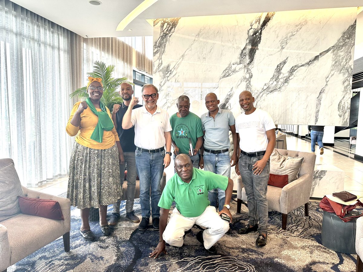 niehaus_carl's tweet photo. Just finished another #RETMO consultation with the leadership of the #PeoplesRevolutionaryMovement (#PRM). 

One of RETMO's most important objectives is to unite all progressive forces on the basis of a minimum program of action for #RET. 

A LUTA CONTINUA! ✊🏾 https://t.co/PMKh7rEPX2