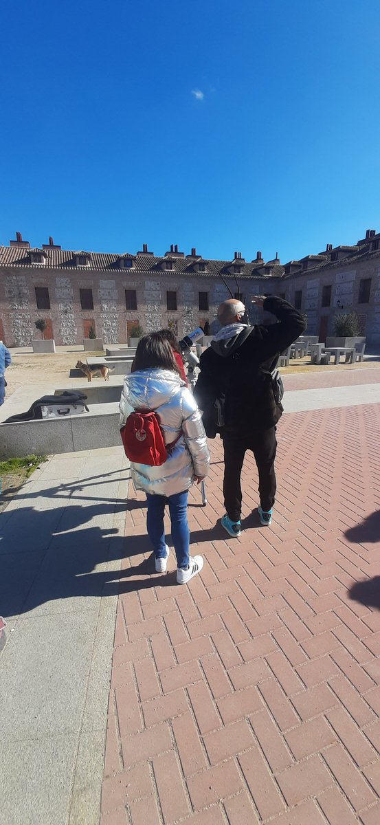 planetarioSN's tweet photo. Hoy, en el Día de la mujer y la niña en la ciencia, estamos observando el Sol desde el #ayto_SFH https://t.co/zWTnfYaGOy