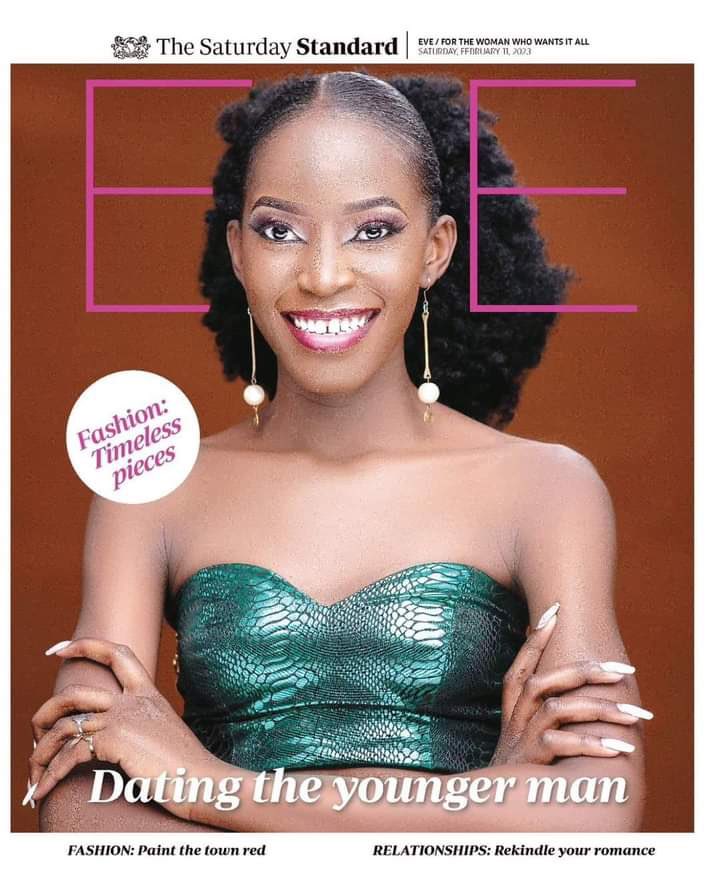 OgutuBrunah's tweet photo. On today’s standard magazine 🥰 EVE woman
#azziad #thestandardmagazine https://t.co/9ajn0jcZ6p