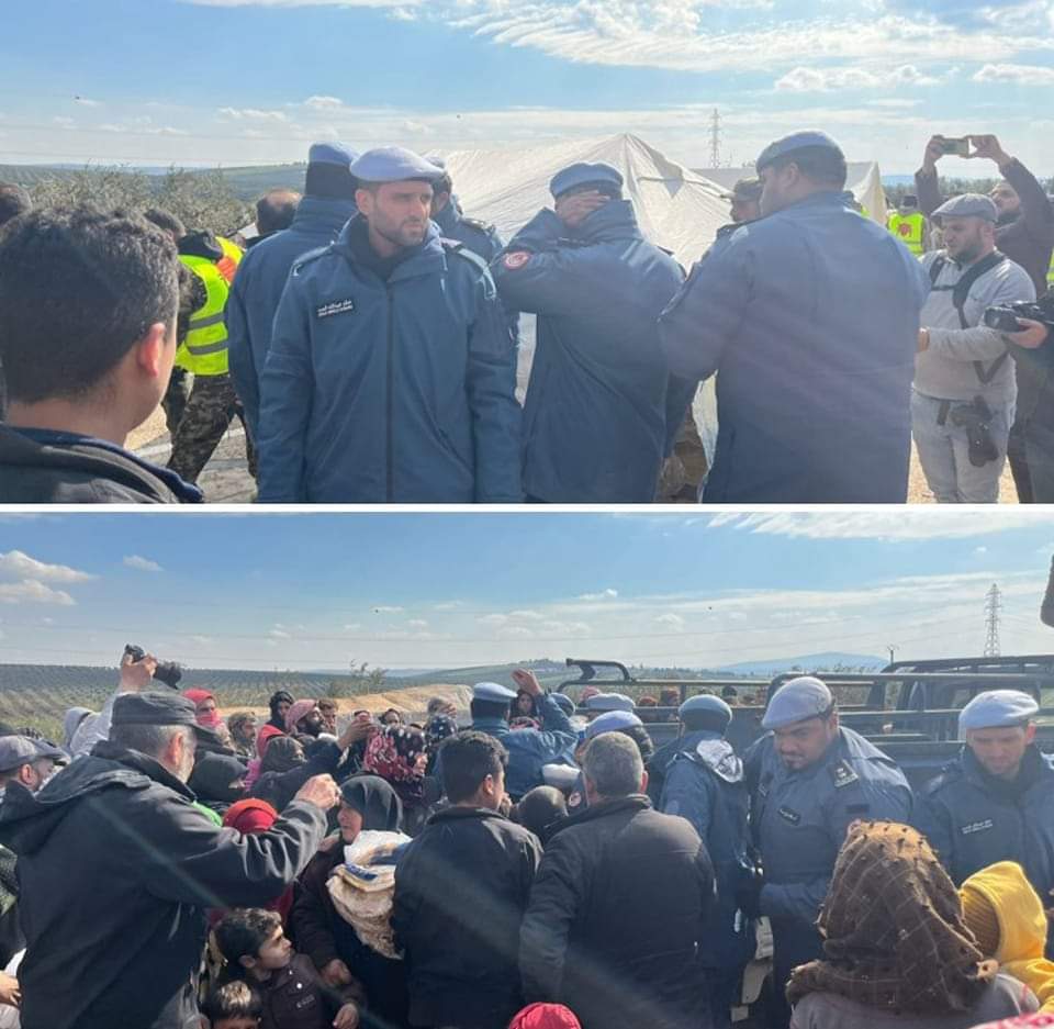 الفريق #القطري يصل إلى الشمال #السوري ويلتقي بالمتضررين من #الزلزال_المدمر