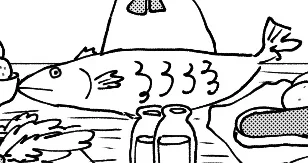 この世で一番描くのが苦手なもの
それは魚 