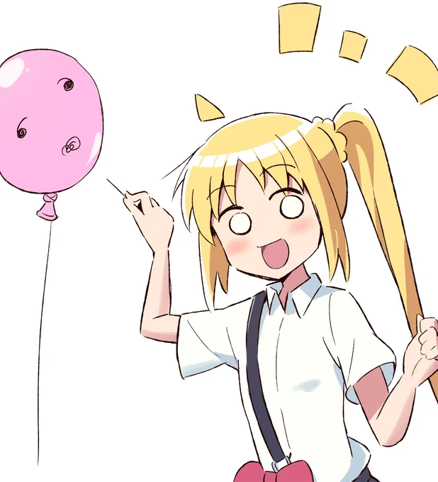 お題箱より風船割る虹夏ちゃん#ぼっち・ざ・ろっく 