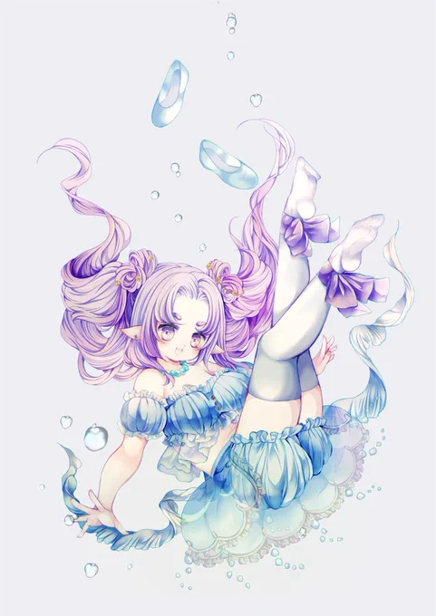のんびり納品可能でしたら宜しくお願いします〜#Commission #Skeb 納品した作品例です、SDも大丈夫です 