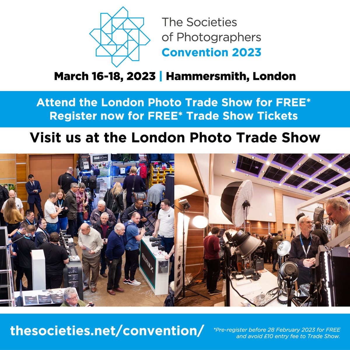 TheSocieties's tweet image. Visit us at the London Photo Trade Show 

Whether you’re a seasoned professional or keen enthusiast, The Societies London Photo Convention in March is a must-visit event. 
thesocieties.net/convention/

#londonphotographer #londonphotography  #londonblogger #lovelondon #visitlondon