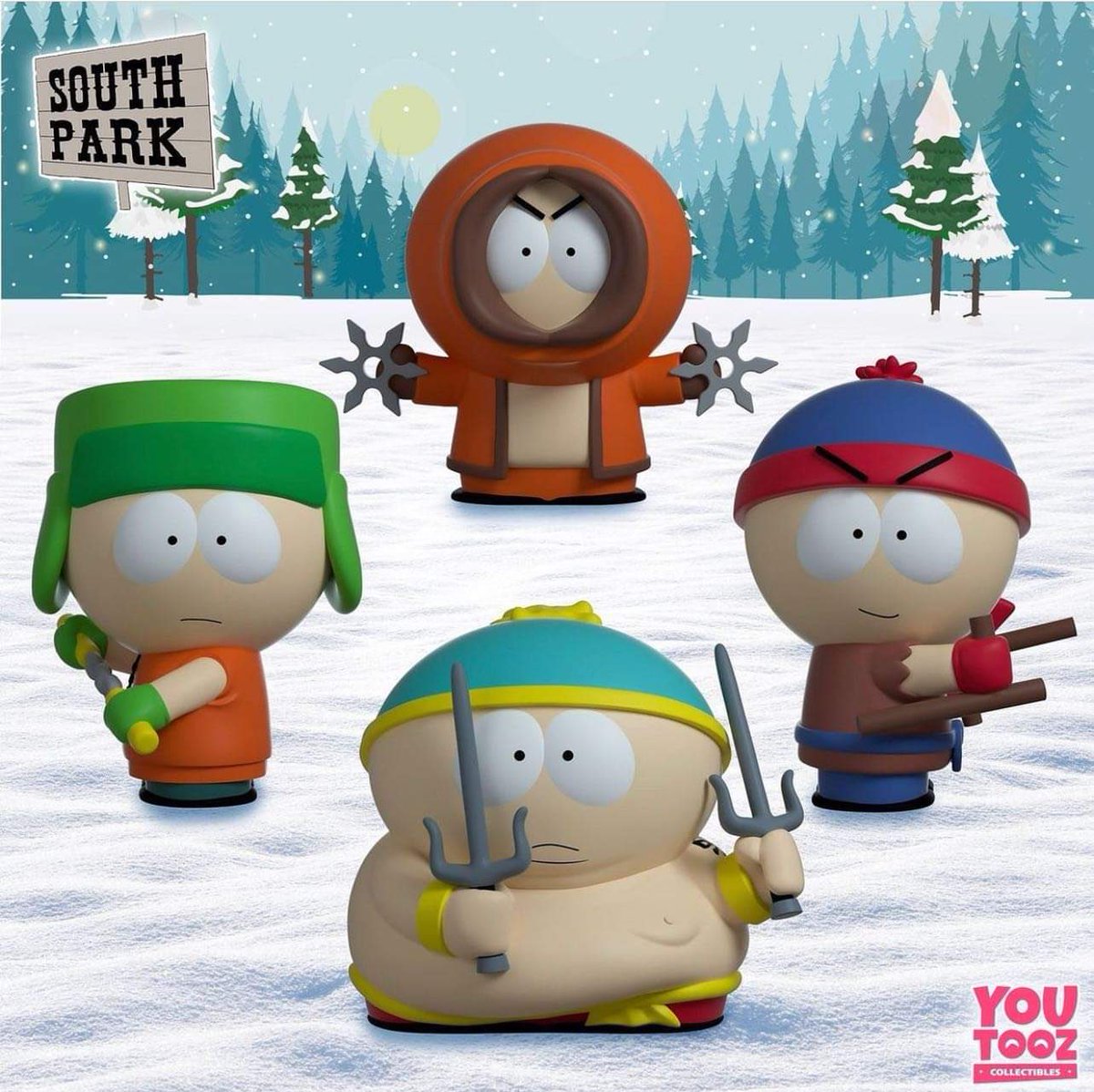 予約受付中】 サウスパーク フィギュア youtooz 4体セット South park