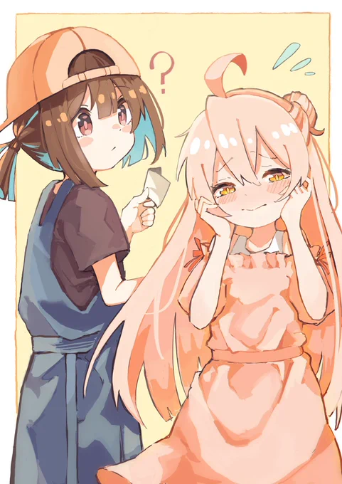 この2人の関係性とても好き #おにまい  #おにまいお絵描き 