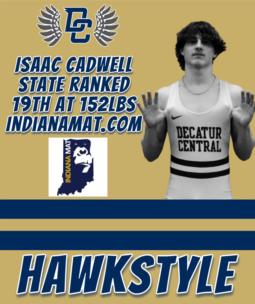 DCHawksWrestlin's tweet photo. Match Day!! IHSAA Semi-State!! #Hawkstyle @isaaccadwell7 @DCHS_Athletics https://t.co/fBiJjHNj9i