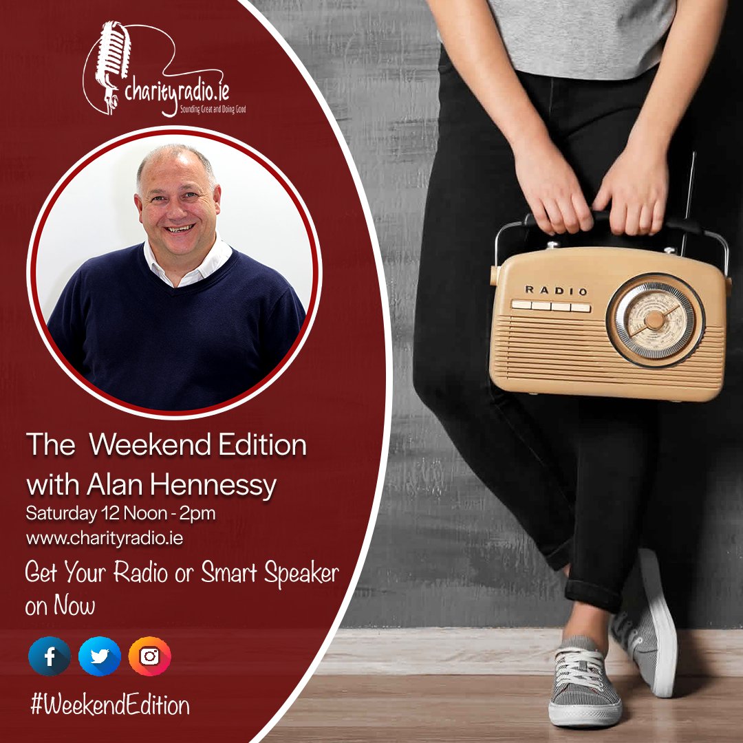 Kompassmedia's tweet image. I am Live on CharityRadio.ie for The Weekend Edition from now till 2pm 
Fancy a request? tweet me and I will get your song and mention on the radio. 
#charityradio #WeekendEdition #RadioRequests
