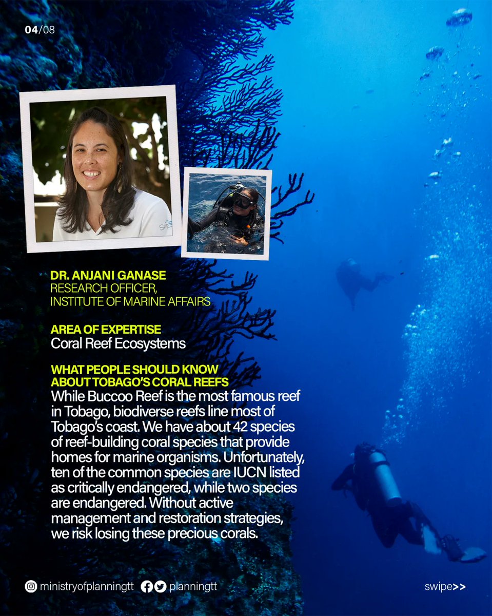 PlanningTT's tweet photo. As the world marks International Day of Women and Girls in Science #IDWGIS with a focus on the SDGs, we asked some of our researchers, scientists and policymakers to share one thing people should know about their area of expertise. #womeninscience #SustainableDevelopment https://t.co/fVRC6D0XTA