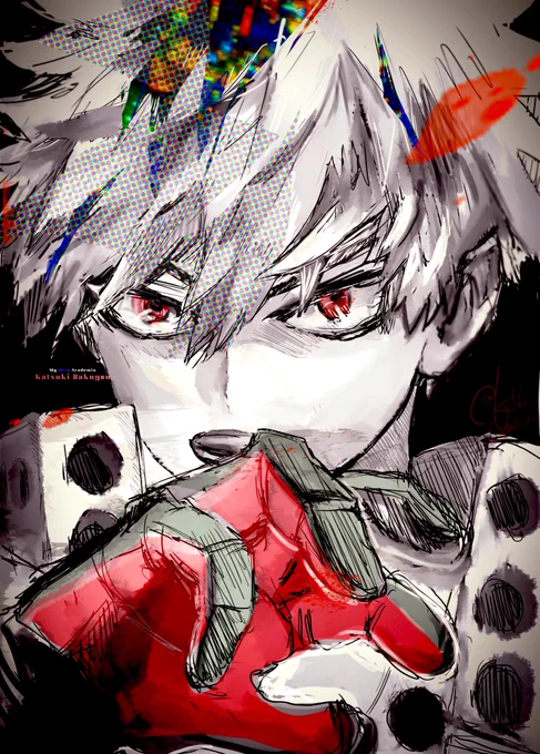 爆豪勝己#MyHeroAcademia #ヒロアカ 
