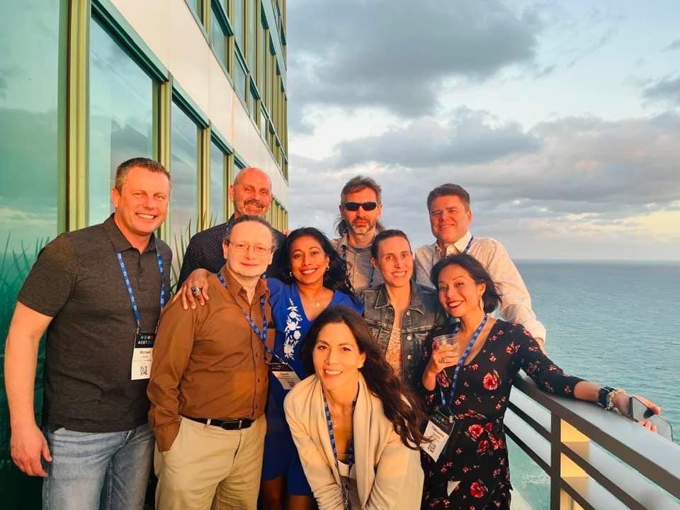 CatharineAquino's tweet photo. @MyABRF crew at the #AGBT23 . I love these guys! See you in Boston in May for #ABRF23! https://t.co/FplQuvtdo1