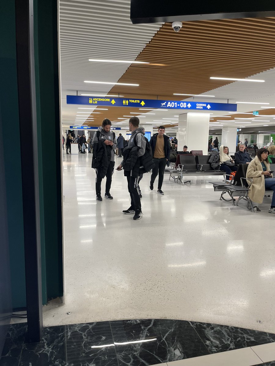 I spy <a href="/V_Entella/">Virtus Entella</a> en route to the BIG match at Milano Linate… forza Entella!