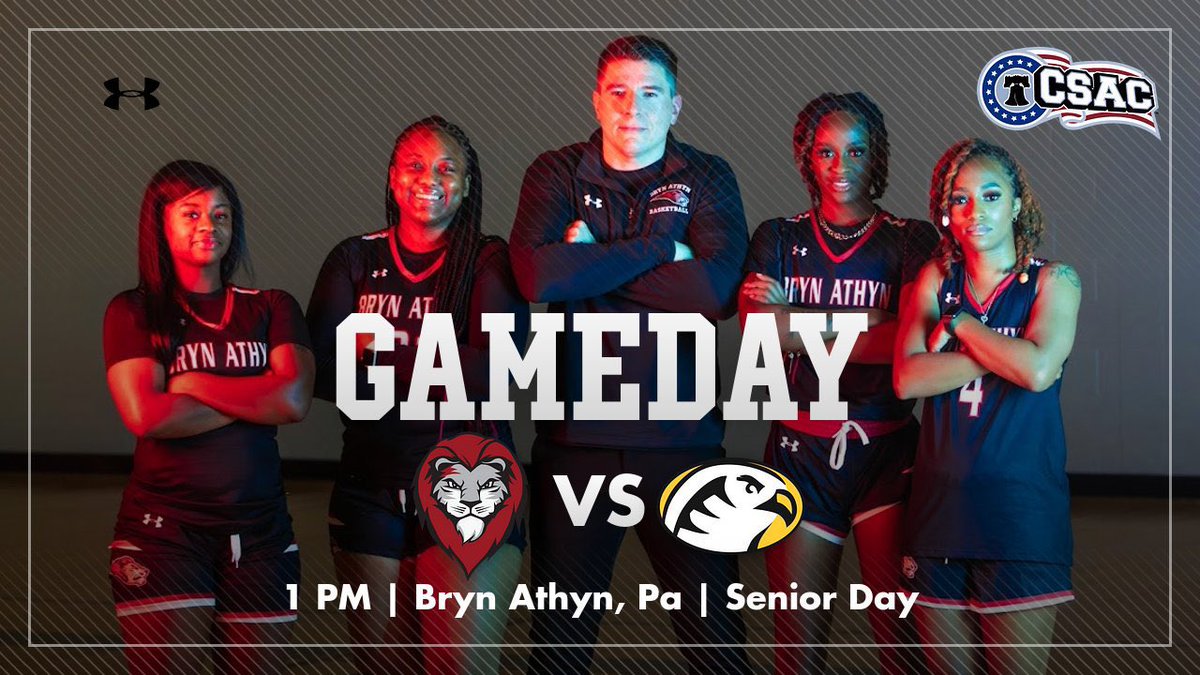 Senior Day 🫡👩‍🎓❤️🦁

🕰️ 1pm

📺 brynathynathletics.com/sports/2020/6/…

Join us as we celebrate <a href="/Wavyrae_/">Terraé🦋</a> <a href="/kearahhenry/">Keke 🐩</a> Aida Barry, and Alisha McKnight #LionMentality