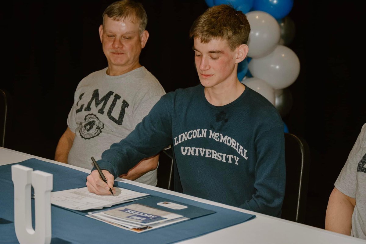 Congrats to Jaxson Branham of JBP for signing with Lincoln Memorial University to run track and cross-country.