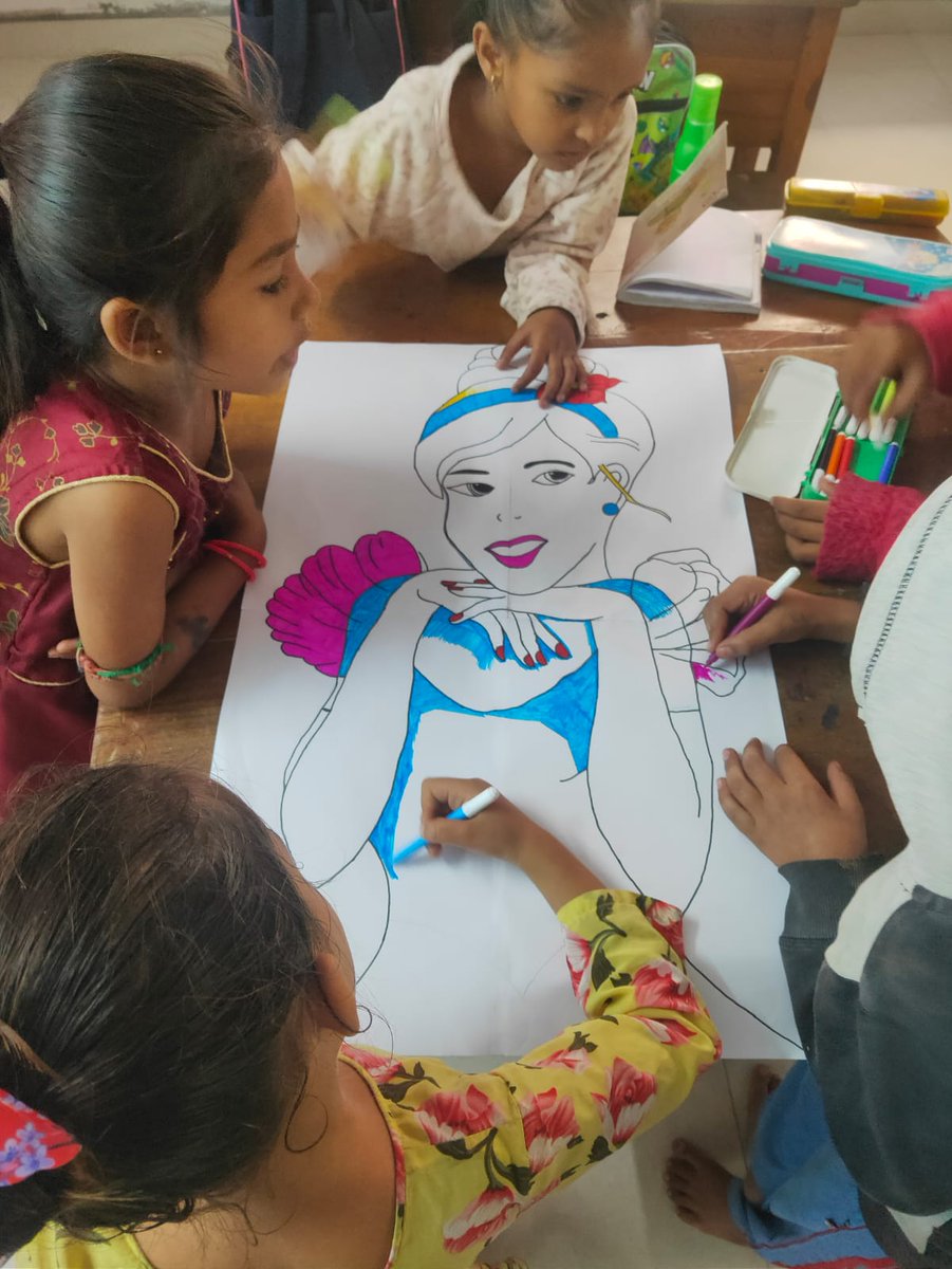 RavinderCharan's tweet image. #BALVATIKA
Coloring activities can be a fun and educational experience for pre-primary children. Government pre school U.T. of Dadra and Nagar Haveli and Daman &amp;amp; Diu
#playbased #Colouring #activity #prrschool #preprimary
@SamagraDNHDD @ssa_damandiu @EduMinOfIndia @SamagraShiksha