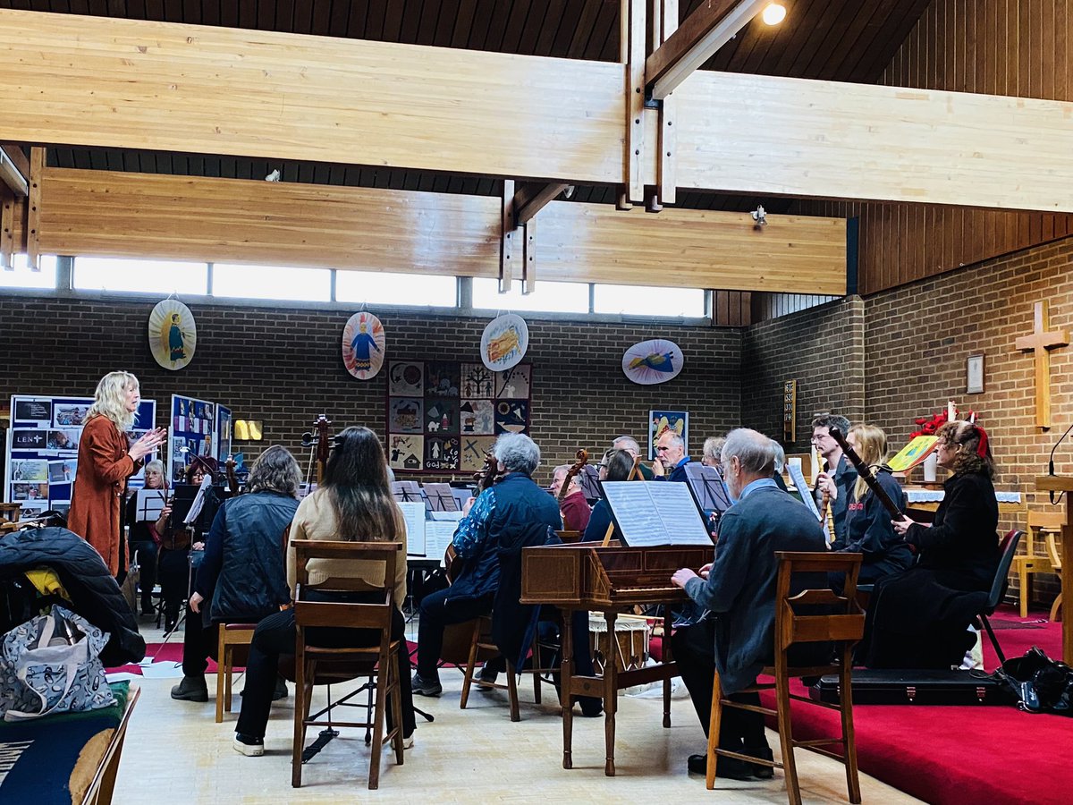 Today we’re partnering with the @brightonemf 415 Orchestra for a teatime concert of Magnificat, Opera and Dixit Dominus extracts, alongside some of our favourite a cappella pieces this year 🎵 #choralaccessibility #partnership