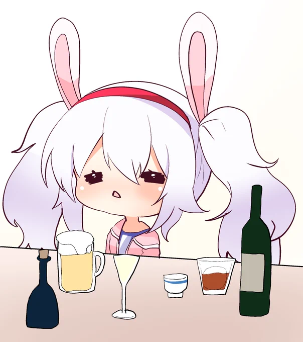 いっぱい飲むラフィーちゃん#アズールレーン 