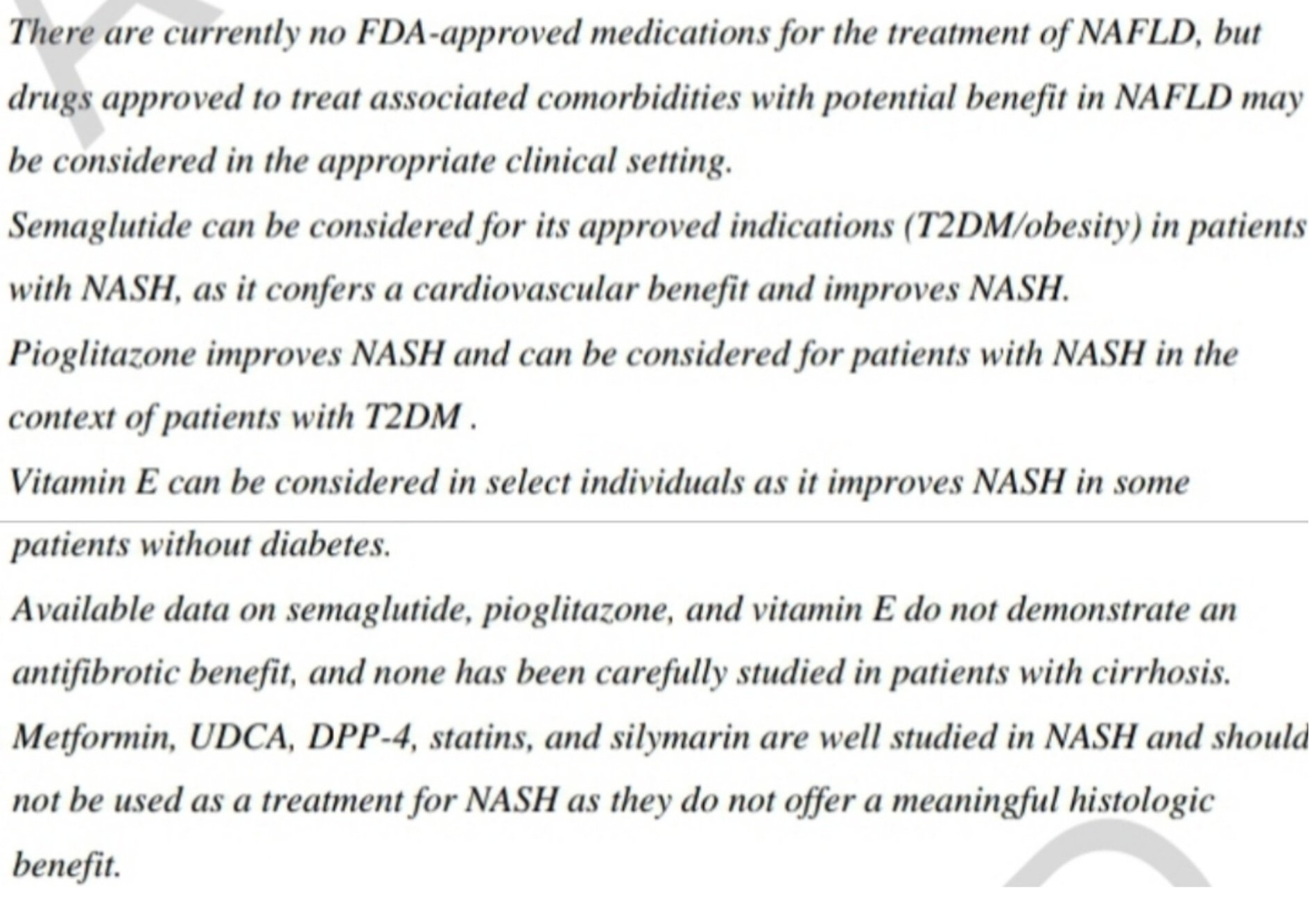 TheLiverDoc on Twitter "There are no approved drug treatments for the