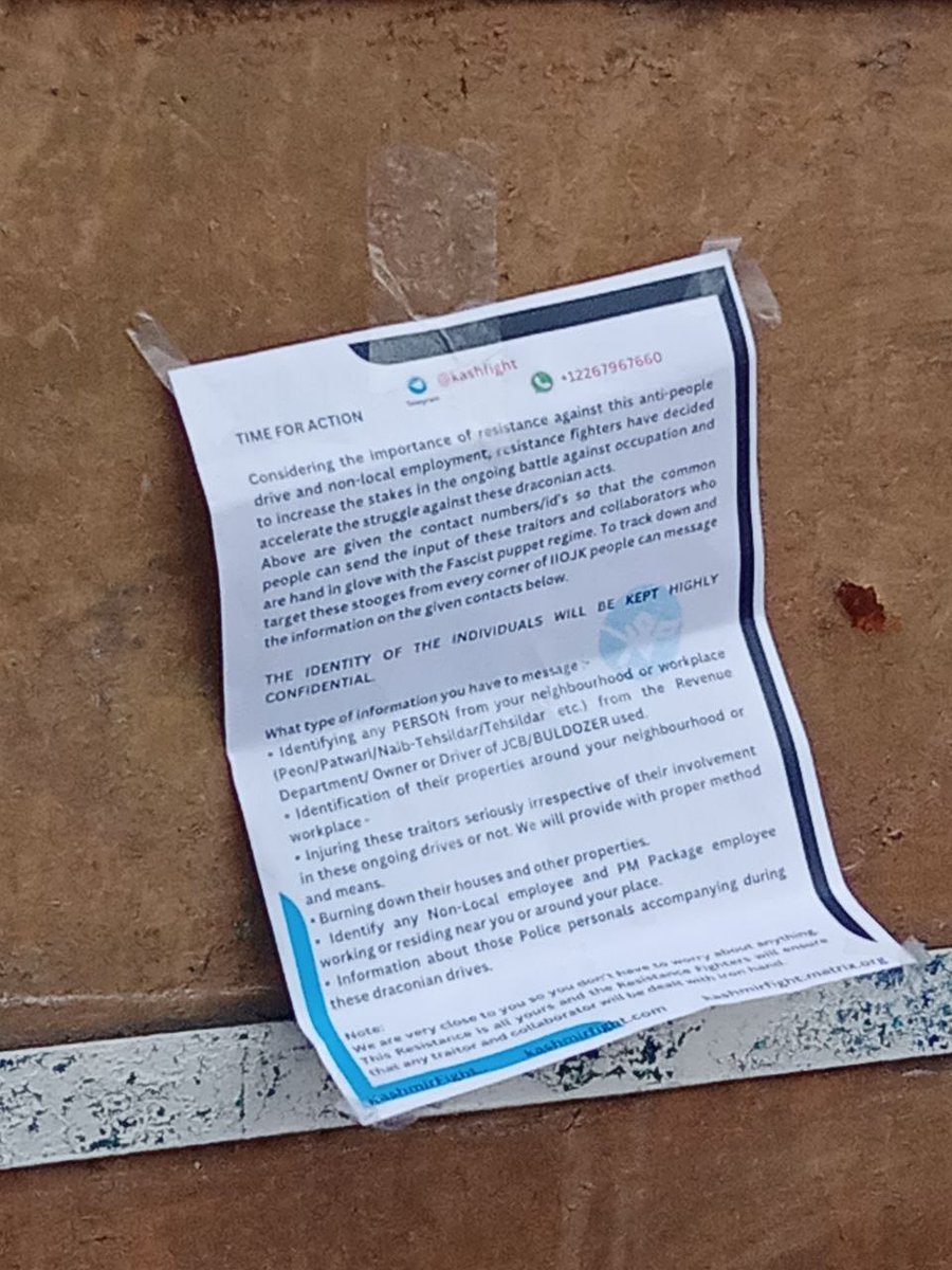 meghaaaa05's tweet photo. @BhartiAjey @OfficeOfLGJandK @DivisionalComm1 @akshaylabroo @ImRavinderRaina @AshokKoul59 Dated: 10 February, 2023.
Yath kya karo? How can you guys not take this seriously. Leniency gayi tel lene, we want #relocation2jammu. https://t.co/q5xuwJOta2