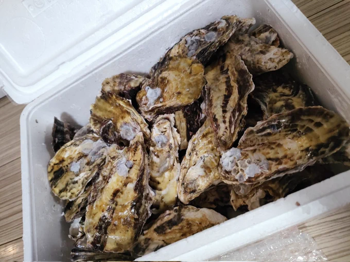 大量の牡蠣をいただき!牡蠣パしましためっっちゃおいしかったぁ～牡蠣ー! 