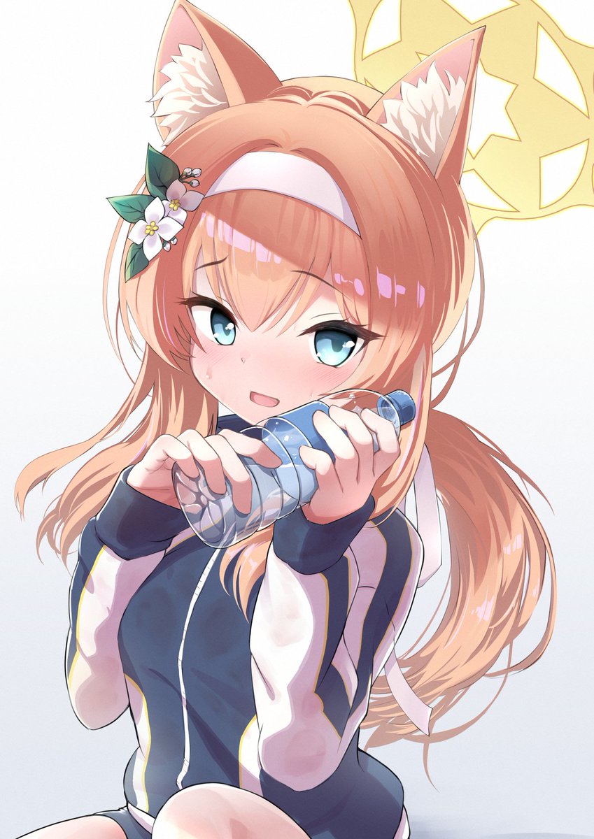 運動後のマリー…… #ブルアカ 