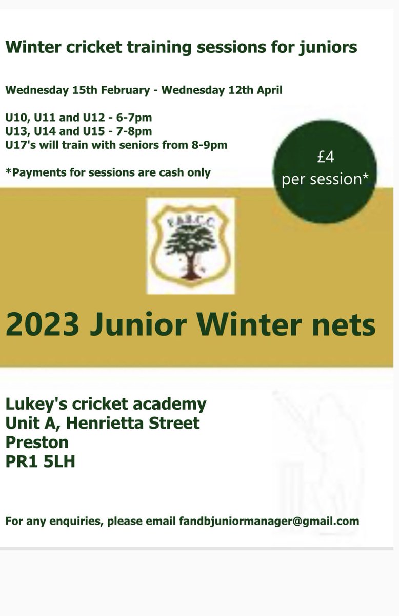 FandBCC's tweet photo. Junior indoor nets details 💚💛🏏 https://t.co/49SOs2ttXY