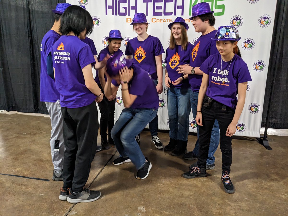 Our team can’t wait for the MN State Championship! Teams make sure to check out the innovation fair located at the exhibition floor. We’d like to thank @HighTechKids1 for allowing us the opportunity for these great photos. Good Luck everyone! #mnftc #ftc #mnftcstatechampionship