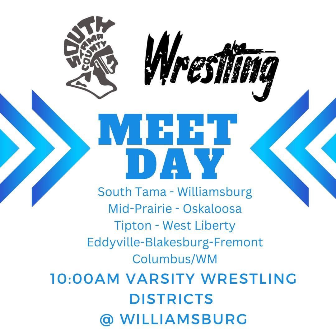 Best of luck to the Trojans as they compete at Districts today with the hopes of making it to the 2023 State Wrestling Meet. Doors open at 9:00AM with wrestling beginning at 10:00AM. Can't make it to today's meet? Watch it on Trojan Country:  youtube.com/channel/UCWF_T… #thetrojanway
