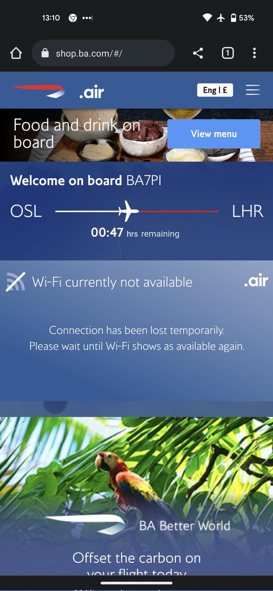 newswrthyvision's tweet image. What is this, the middle ages? How can I not have fast internet on board an aircraft travelling over 600km/h at 9000 over an ocean to see the latest shitposts on my hand sized incredibly powerful electronic device?

/s

#heavysarcasm #technologyisamazing