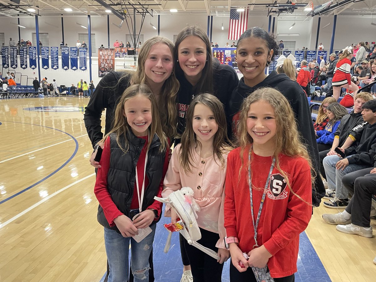 Student athletes make the best role models for our littles ❤️ <a href="/WarriorsSHS/">Warrior Nation SHS</a>