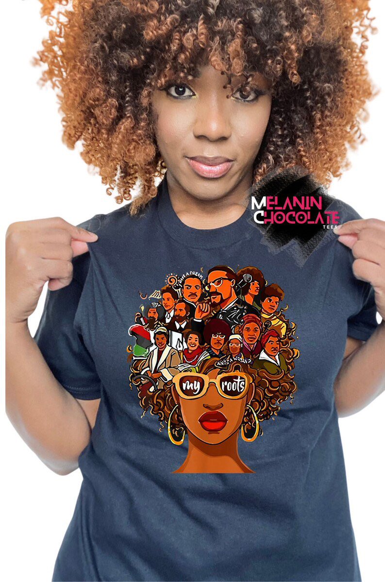 My Roots Tee says it all! 🖤♥️💚

#myroots #myrootsrundeep #blackhistorymonth #black #blacklivesmatter #blackpride #blackinstagram #blackinspiration #blackexcellence #blackancestors #myancestors #melaninchocolatetees #chocolatemelanintees #blm #blackmom #instalike #instadaily